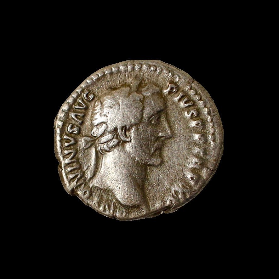 Римская империя. Антонин Пий (138–161 гг. н. э.). Денарий 151–152 гг. - Аннона (без резервной цены) #1.1