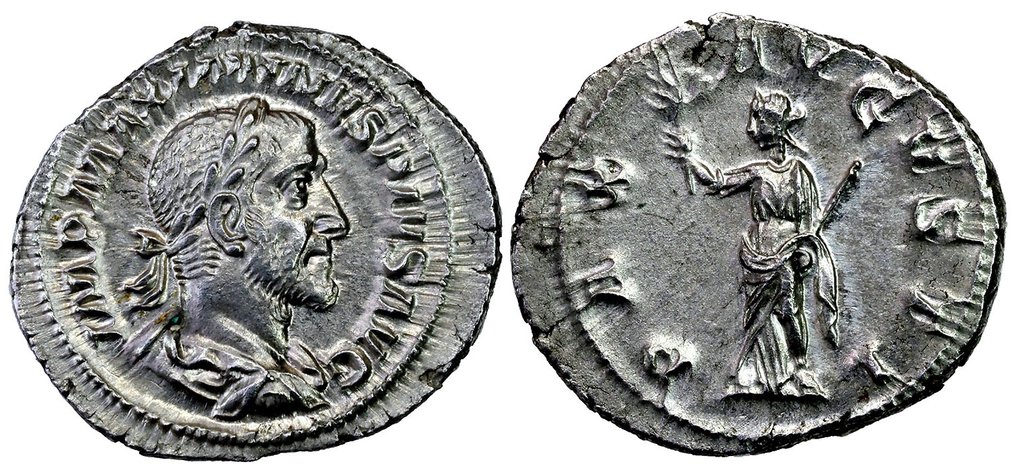 Римская империя. Максимин Фракс (235–238 гг. н. э.). Денарий 235 г. н. э. № 2.1