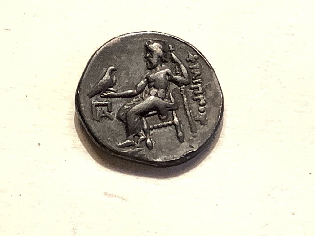 Македония. Филипп III, Арридей (323-317 до н.э.). Драхма Колофон, отчеканенная при Менандре или Клейте, около 322-319 гг. (без резервной цены) #2.2
