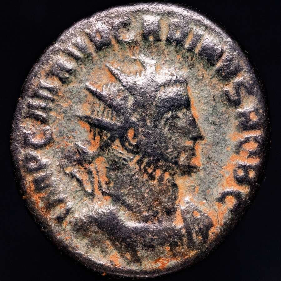 Римская империя. Карин (283–285 гг. н.э.). Антиохийский монетный двор Антониниан, чеканка 284 г. н.э. VIRTVS AVGG - ЄΔ / XXI (без резервной цены) #1.1