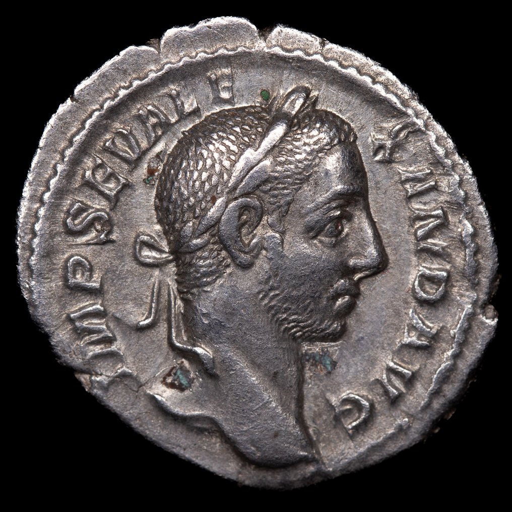 Римская империя. Северус Александр (222–235 гг. н.э.). Денарий Рим - PERPETVITATI AVG (без резервной цены) #1.1