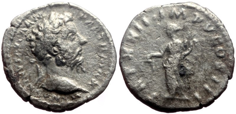 Римская империя. Марк Аврелий (161–180 гг. н. э.). Денарий Рим, 167–168 (без резервной цены) № 2.1
