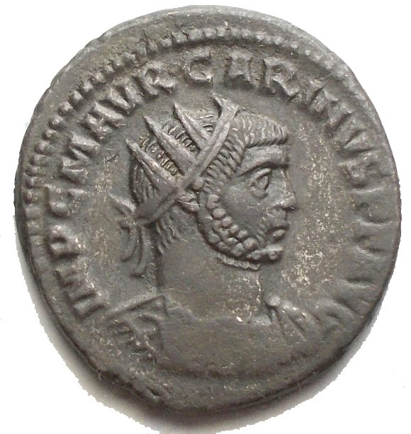 Римская империя. Карин (283–285 гг. н.э.). Антонинианус - VIRTVS AVGG (без резервной цены) #1.1