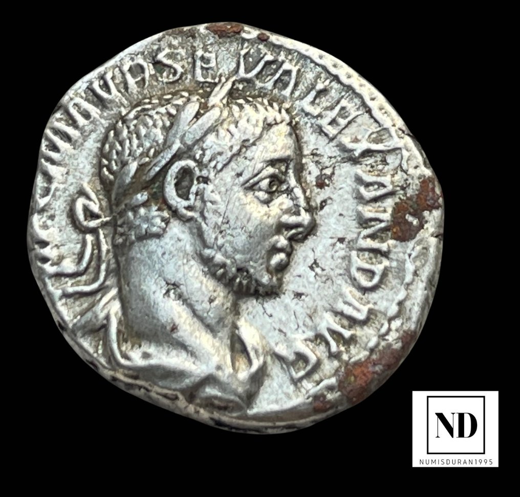 Римская империя. Северус Александр (222–235 гг. н.э.). Денарий Римский - Эквитас #1.1